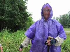 Judy Geisler; Frog Toggs Pancho; IAT; Old Railroad Trail Segment, WI